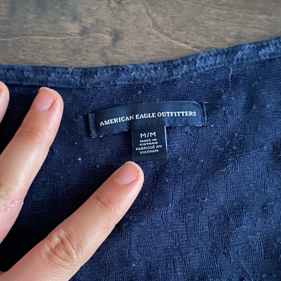 SOLD- Lace American Eagle long sleeve top - Picture 3 of 3